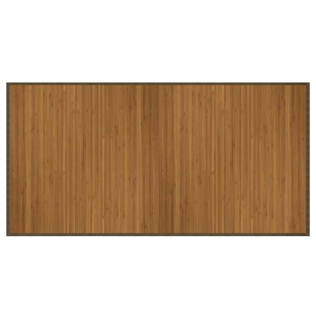Vidaxl vloerkleed rechthoekig 100x200 cm bamboe bruin