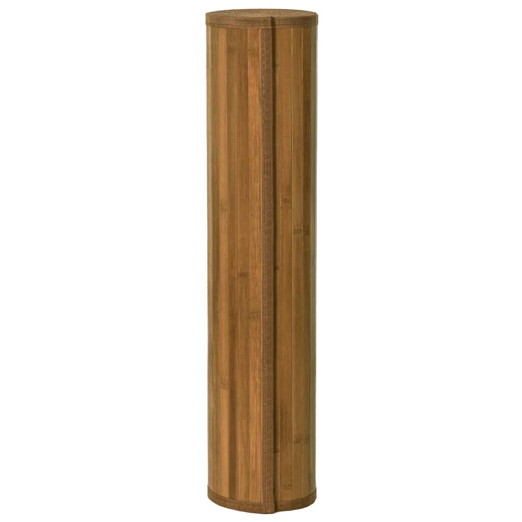Vidaxl vloerkleed rechthoekig 100x200 cm bamboe bruin