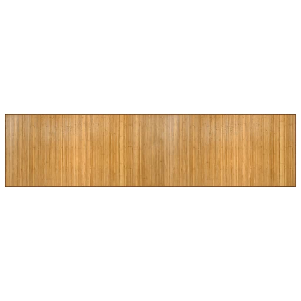 Vidaxl vloerkleed rechthoekig 100x400 cm bamboe naturel
