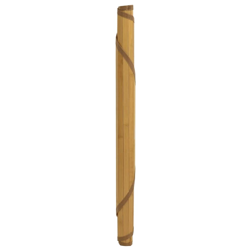 Vidaxl vloerkleed rond 100 cm bamboe naturel