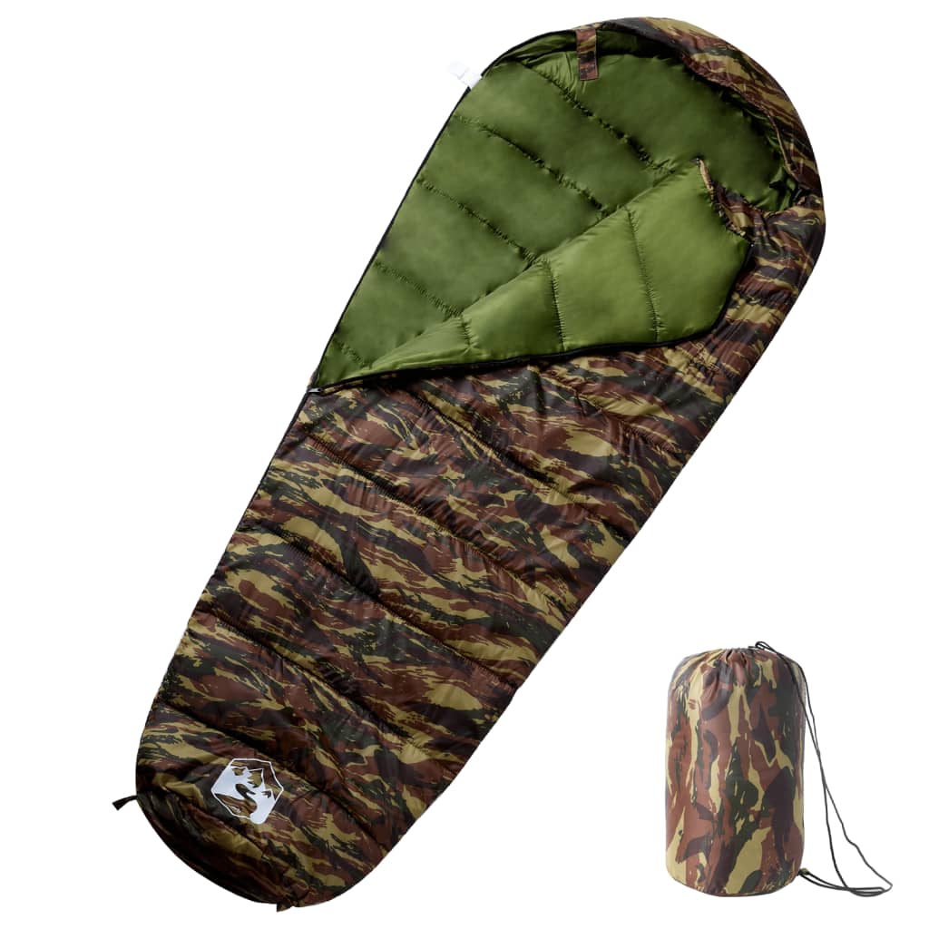 Vidaxl slaapzak mummie voor volwassenen kamperen 3 seizoenen