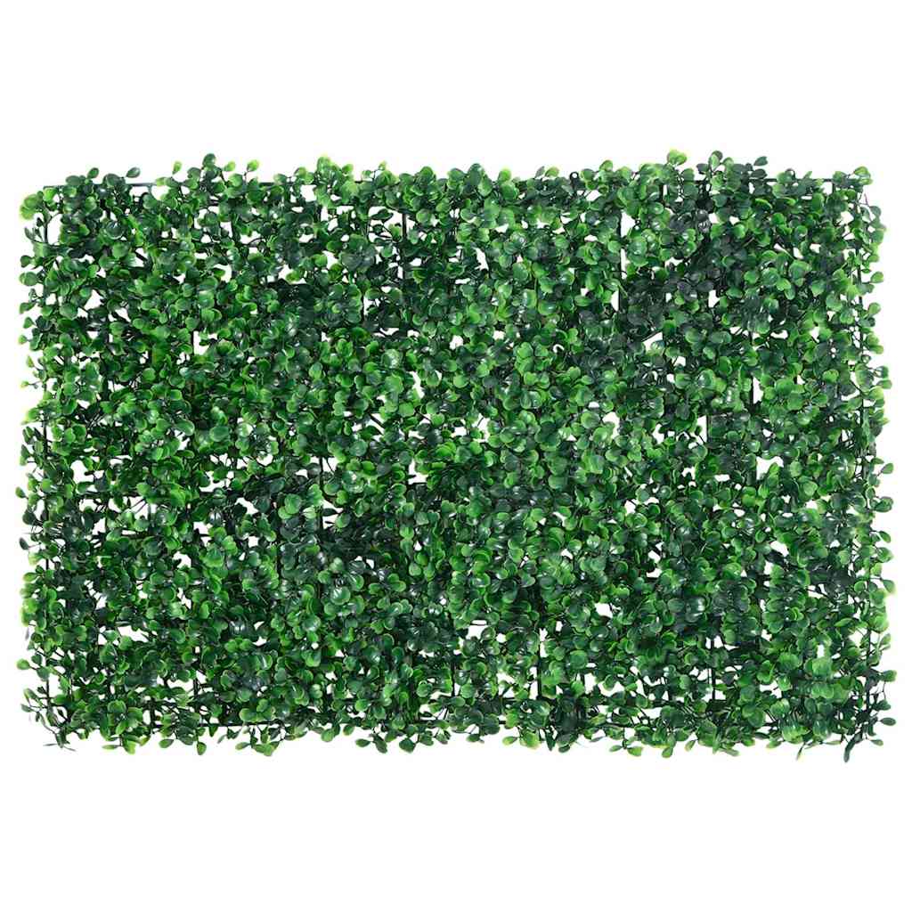Vidaxl hek met kunstheester 6 st 40x60 cm groen