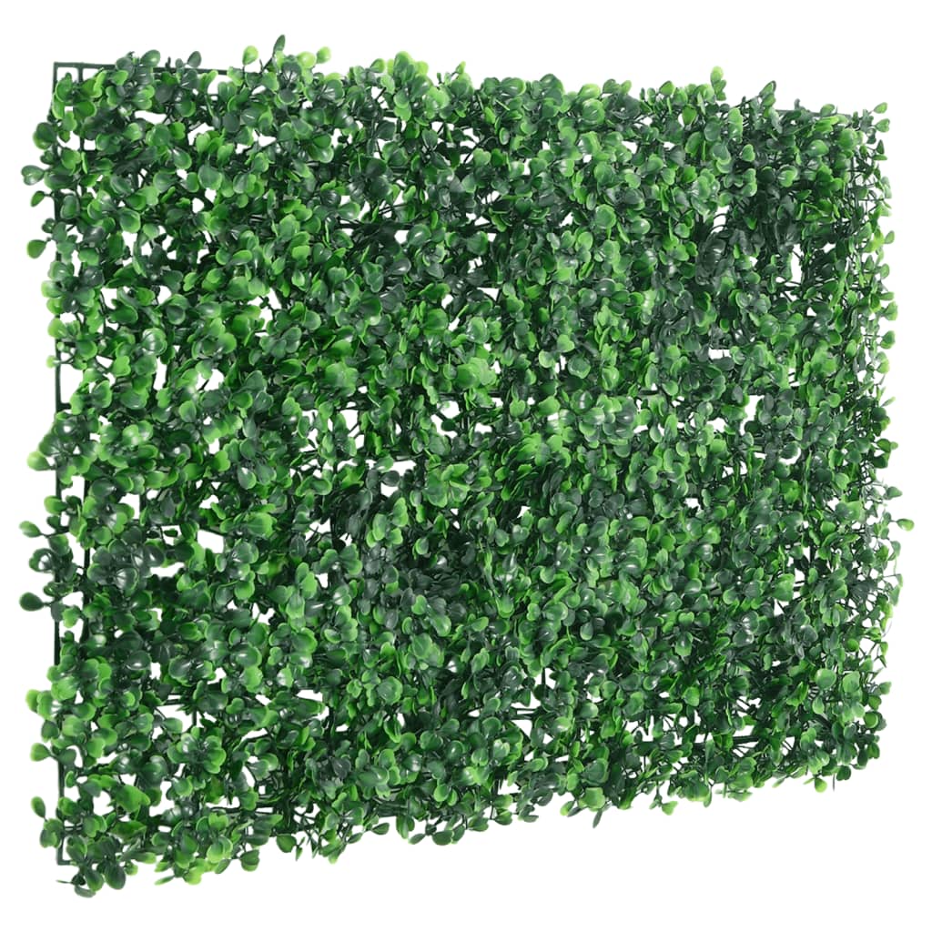 Vidaxl hek met kunstheester 6 st 40x60 cm groen