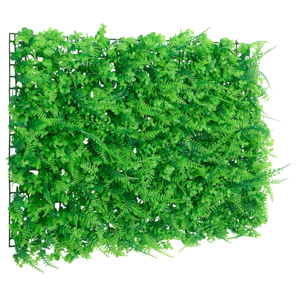 Vidaxl hek met kunstvarenblad 24 st 40x60 cm groen