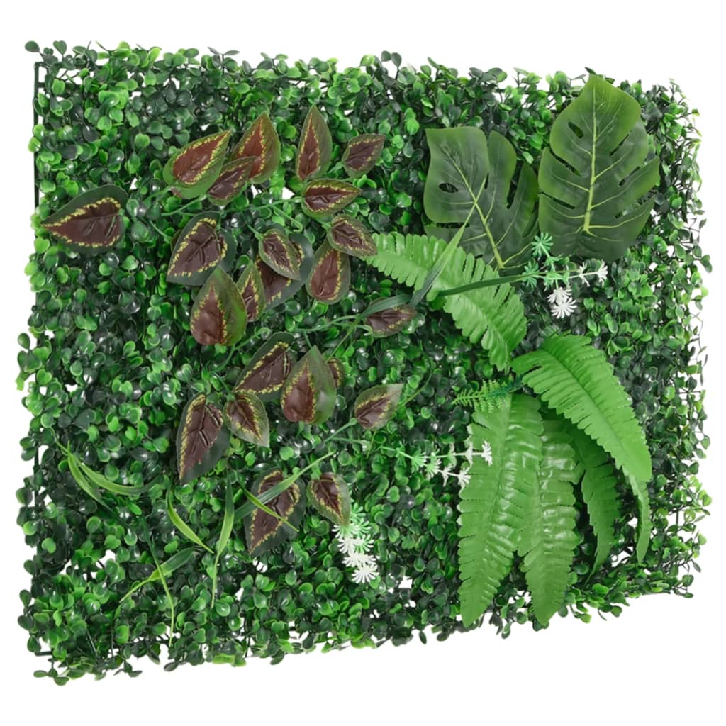 Vidaxl hek met kunstplanten 6 st 40x60 cm groen