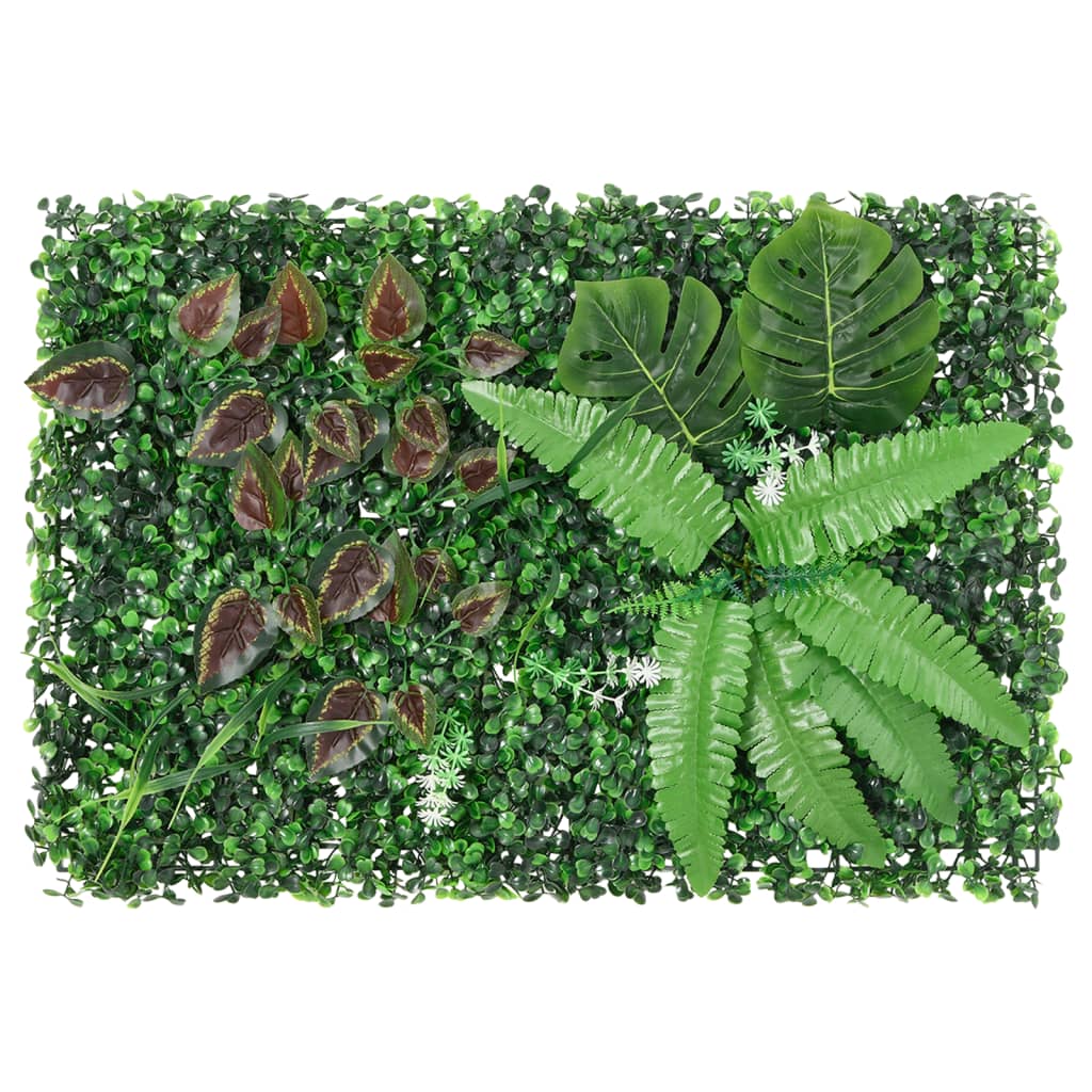 Vidaxl hek met kunstplanten 24 st 40x60 cm groen