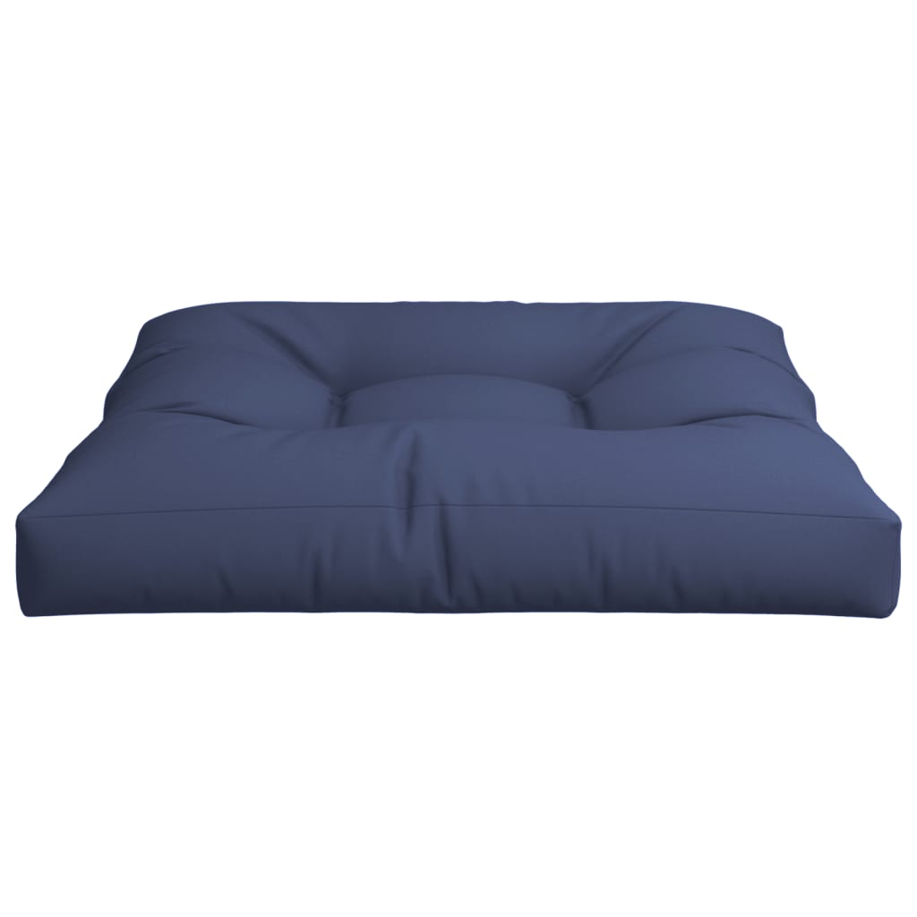 Vidaxl palletkussen 70x70x12 cm stof marineblauw