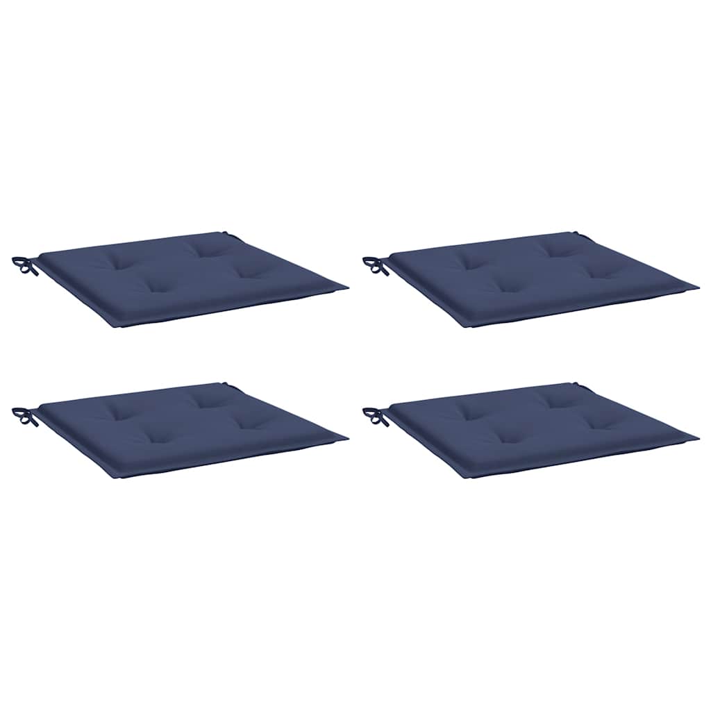 Vidaxl palletkussens 4 st 50x50x4 cm oxford stof marineblauw