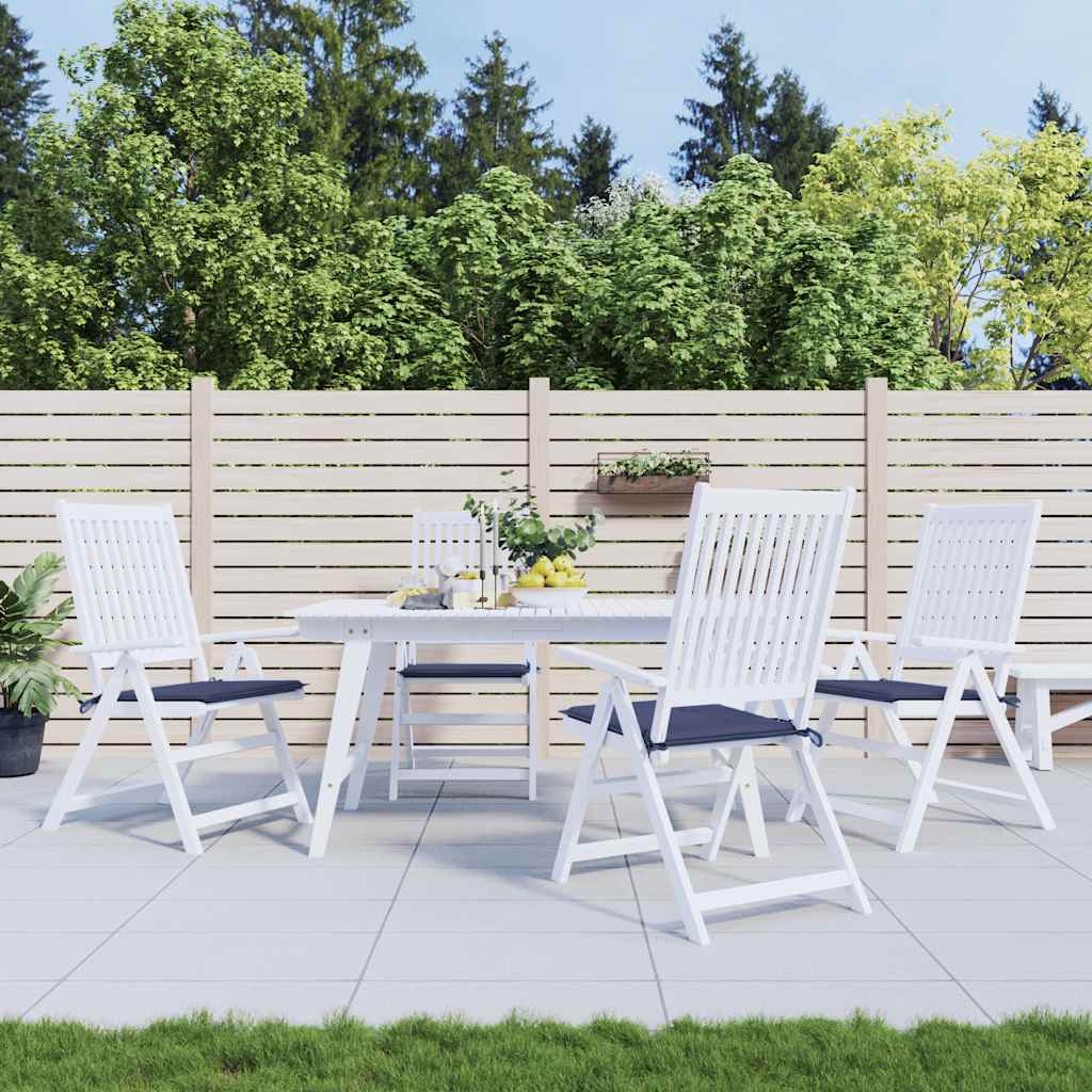 Vidaxl palletkussens 4 st 50x50x4 cm oxford stof marineblauw
