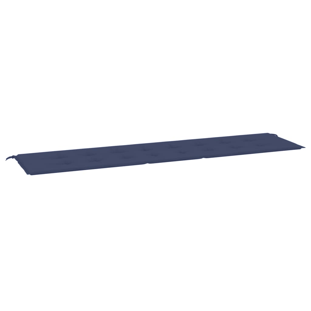 Vidaxl tuinbankkussen 200x50x4 cm oxford stof marineblauw