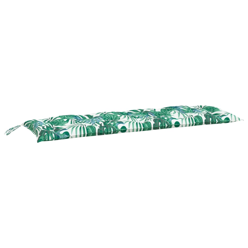 Vidaxl tuinbankkussen 150x50x7 cm oxford stof bladpatroon