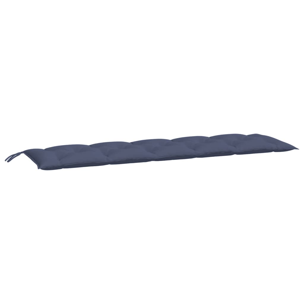 Vidaxl tuinbankkussens 2 st 180x50x7 cm oxford stof marineblauw