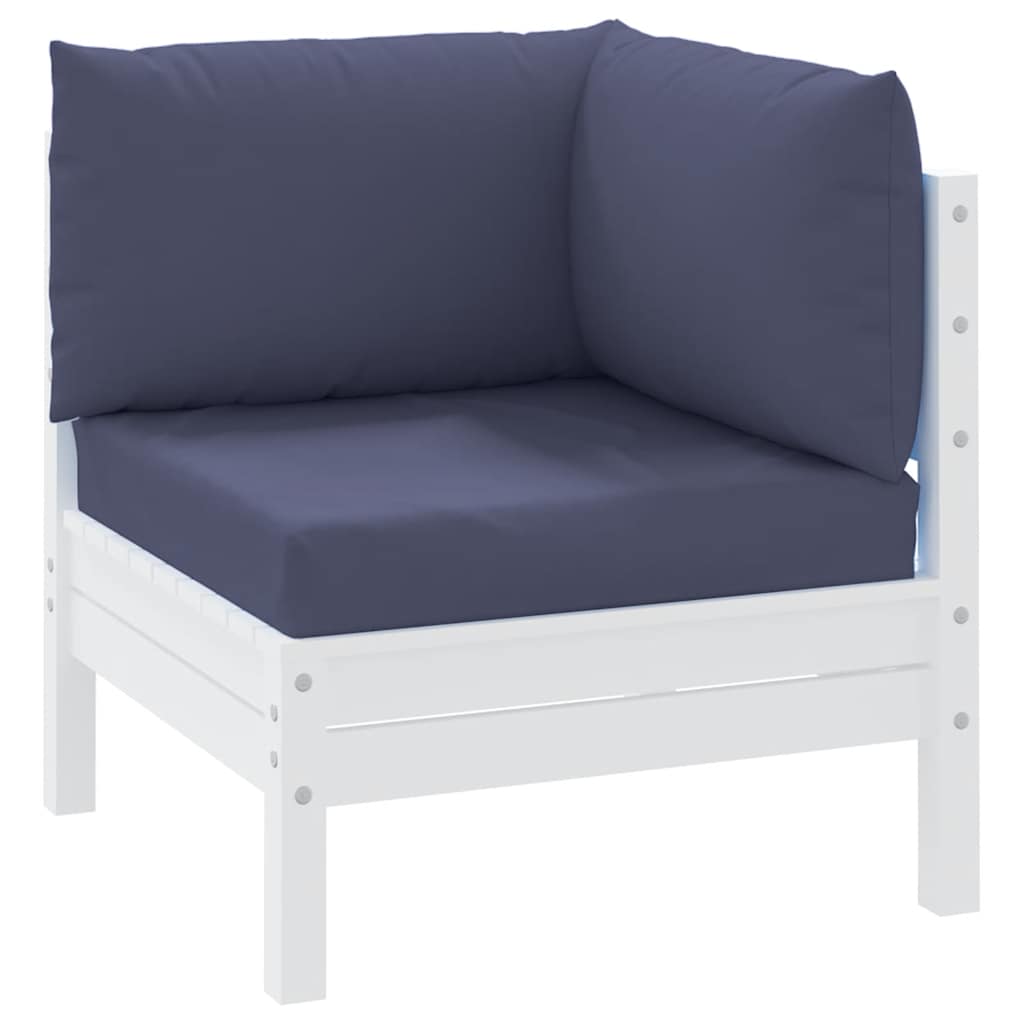 Vidaxl palletkussens 3st oxford stof marineblauw