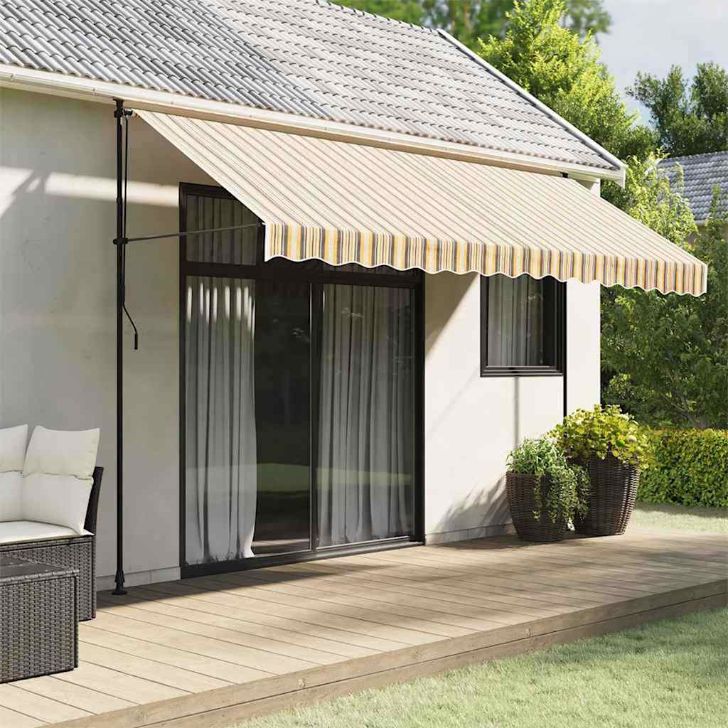 Vidaxl vervangingsdoek voor luifel 400x350 cm polyester meerkleurig