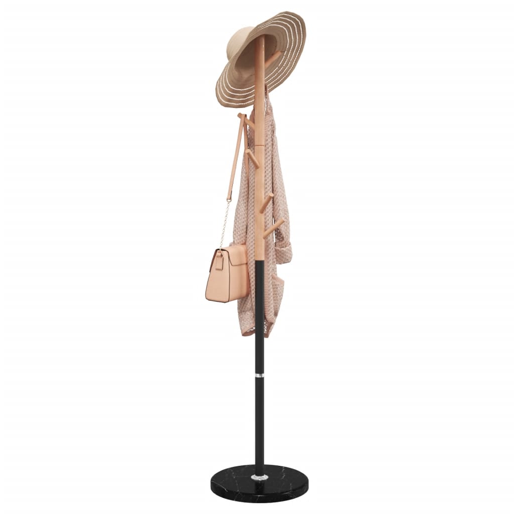 Vidaxl kapstok 172 cm poedercoat ijzer zwart