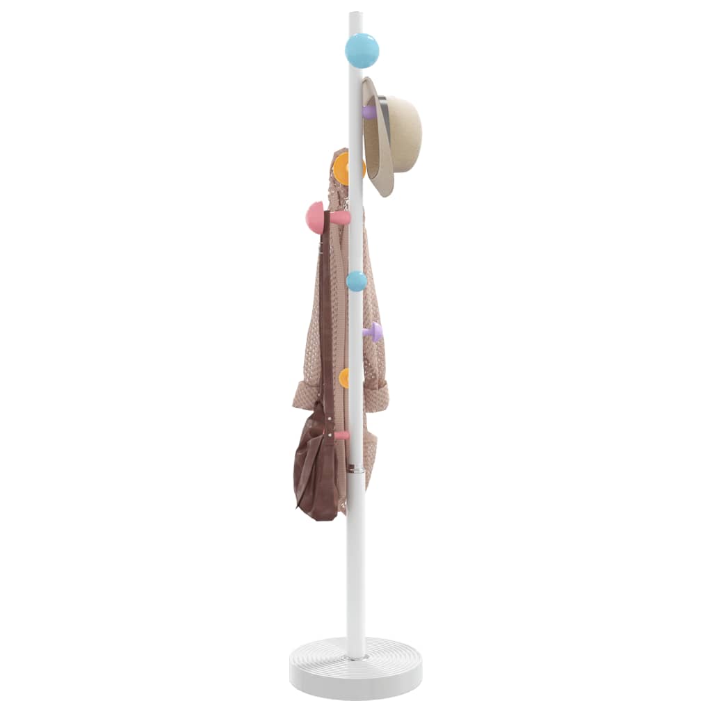 Vidaxl kapstok 172 cm poedercoat ijzer wit