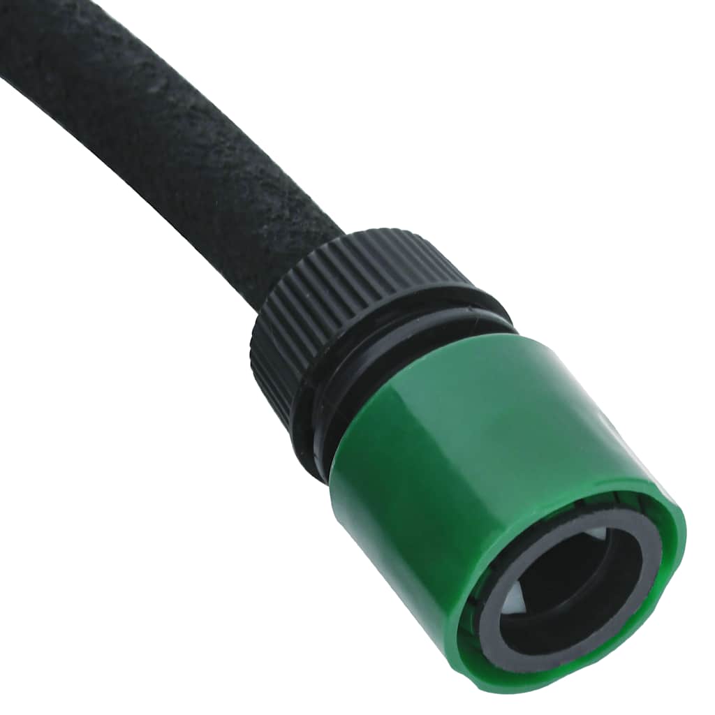 Vidaxl druppelslang 0,6'' 100 m rubber zwart