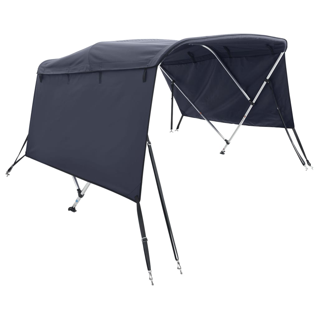 Vidaxl biminitop 3 bogen met zijwanden 183x(137-152)x137 cm