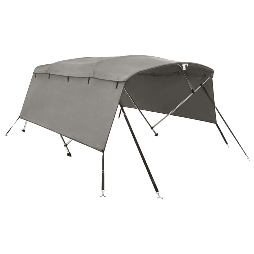 Vidaxl biminitop 4 bogen met zijwanden 243x(185-198)x137 cm