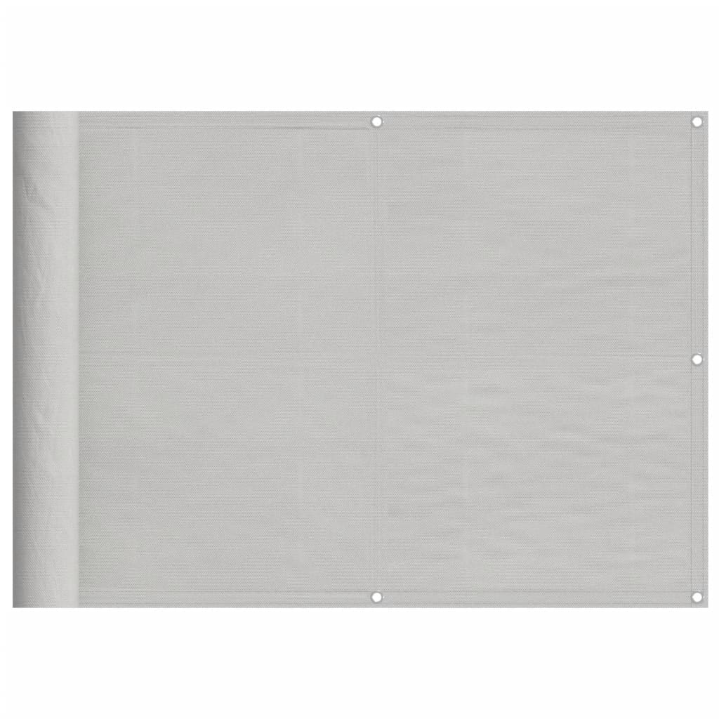 Vidaxl balkonscherm 75x1000 cm 100% oxford polyester lichtgrijs