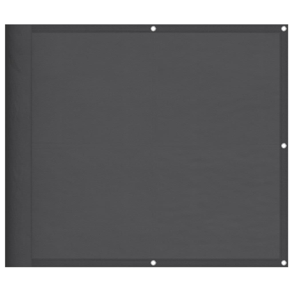 Vidaxl balkonscherm 90x700 cm 100% oxford polyester antracietkleurig