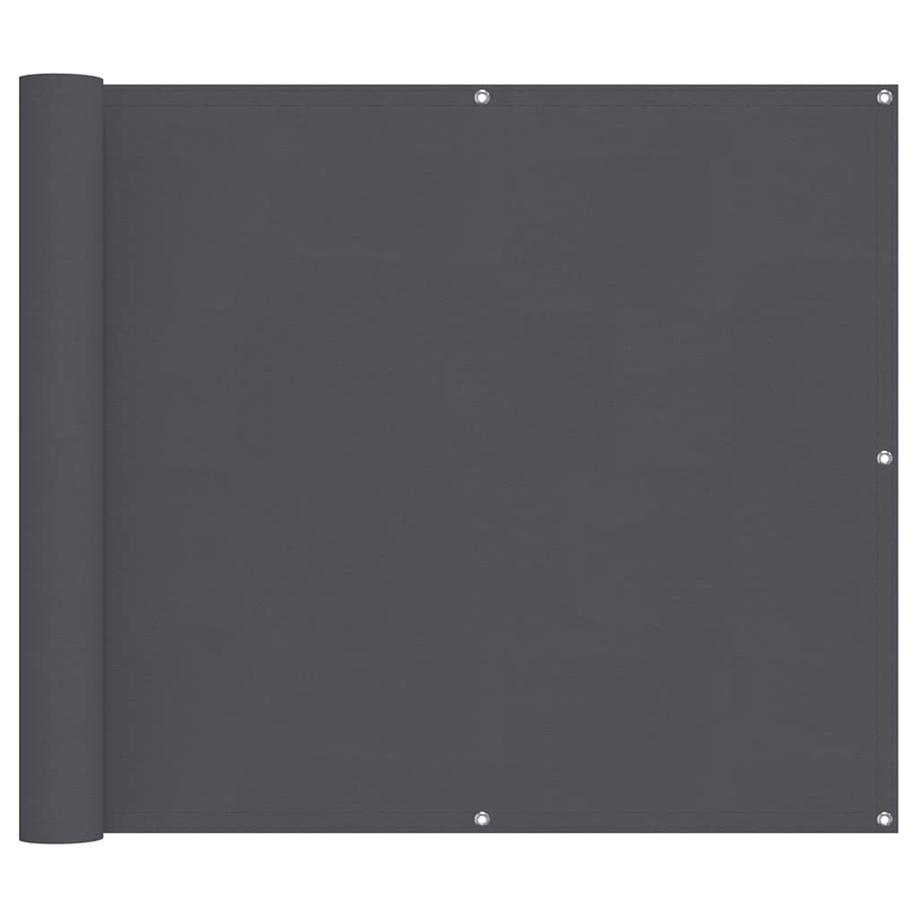 Vidaxl balkonscherm 90x1000 cm 100% oxford polyester antracietkleurig