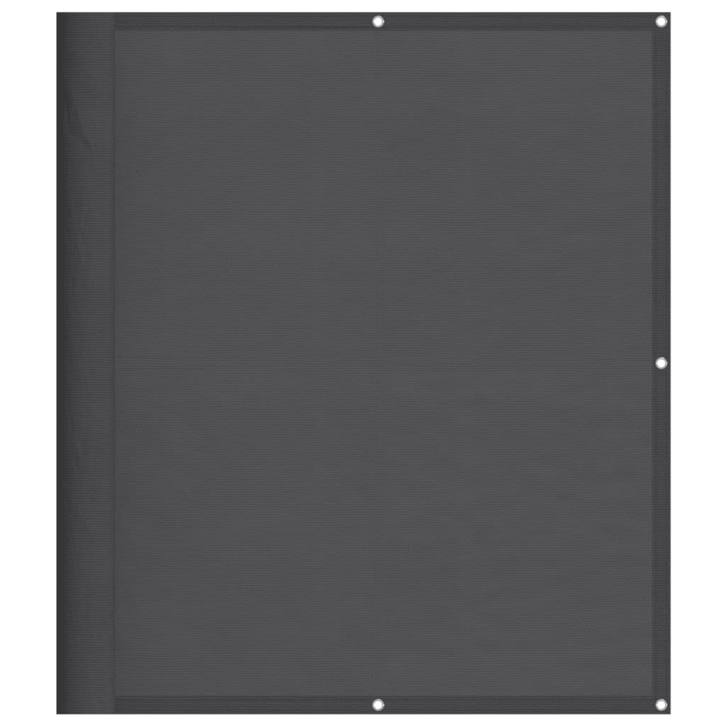 Vidaxl balkonscherm 120x700 cm 100% oxford polyester antracietkleurig