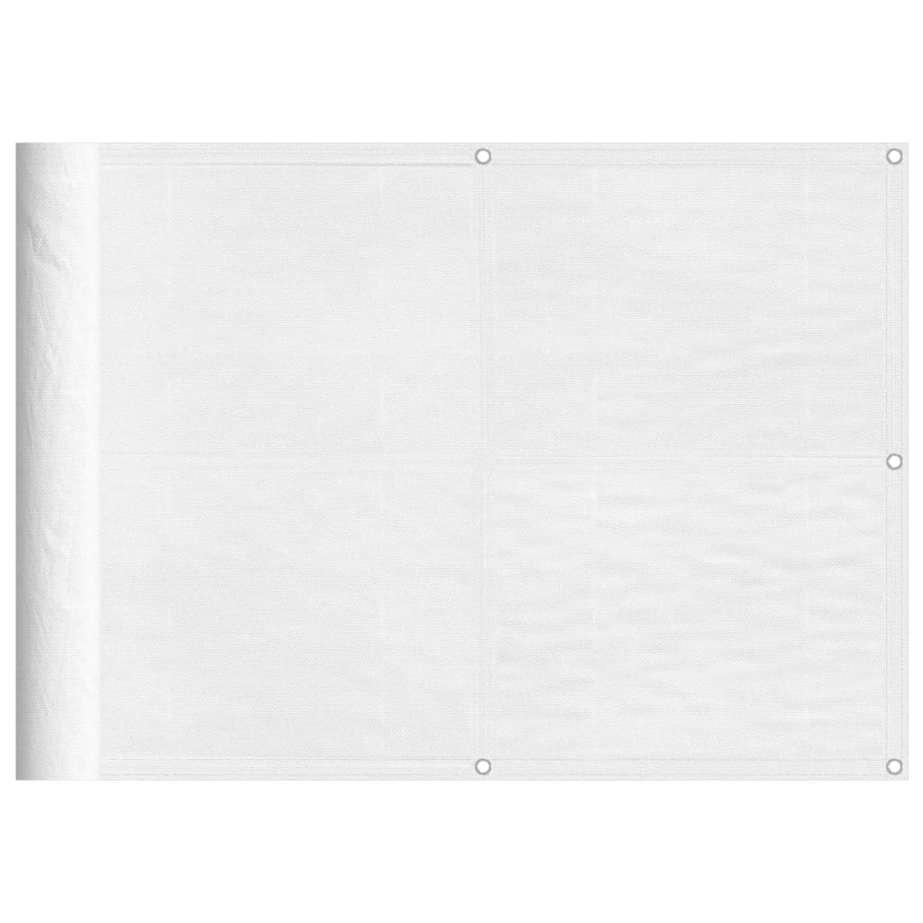 Vidaxl balkonscherm 75x700 cm 100% oxford polyester wit