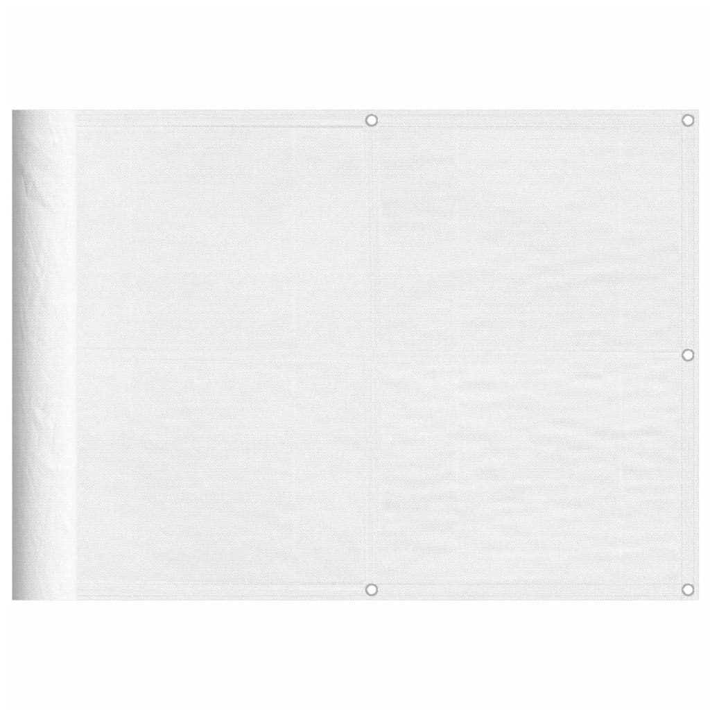 Vidaxl balkonscherm 75x800 cm 100% oxford polyester wit