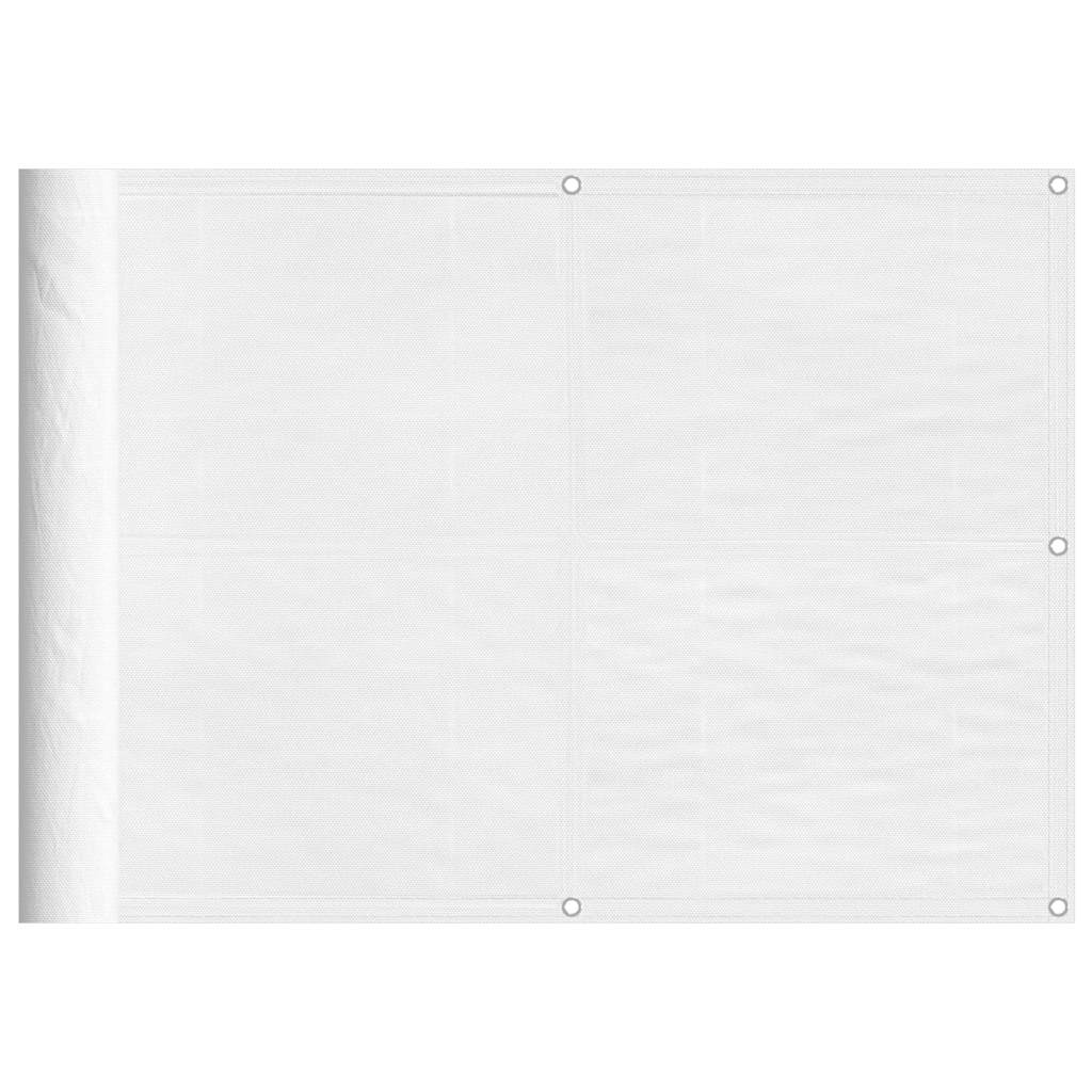 Vidaxl balkonscherm 75x800 cm 100% oxford polyester wit