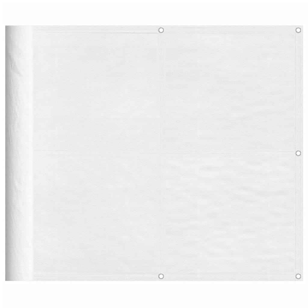 Vidaxl balkonscherm 90x1000 cm 100% oxford polyester wit