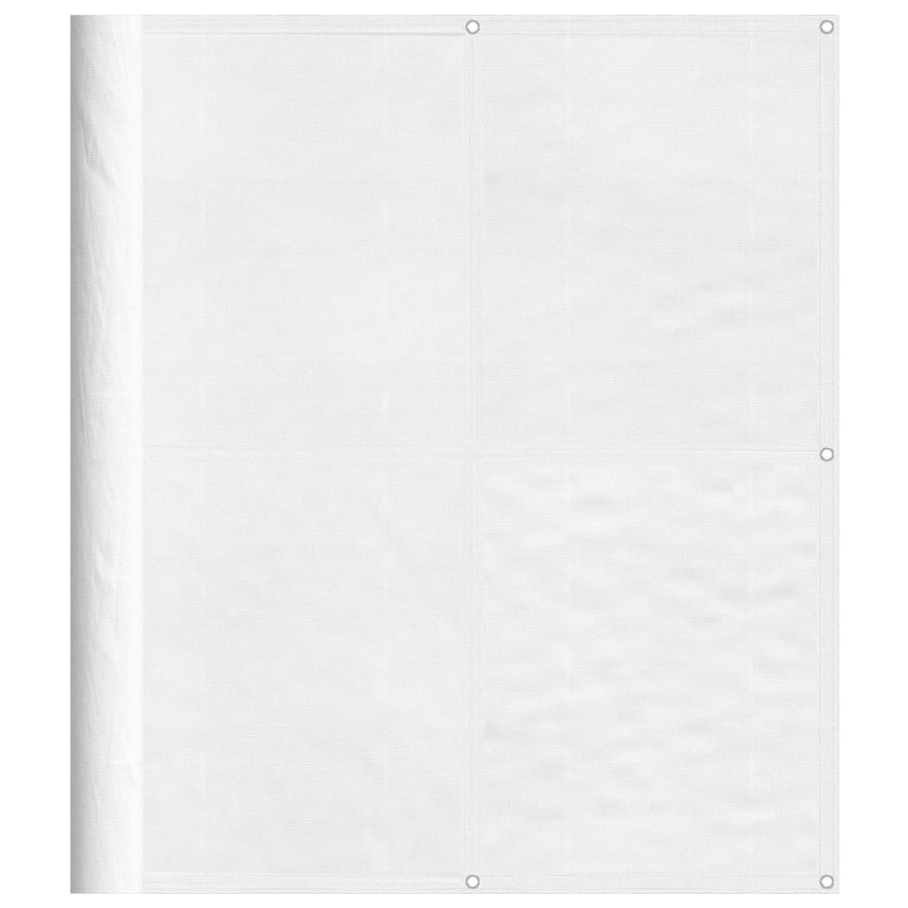 Vidaxl balkonscherm 120x700 cm 100% oxford polyester wit