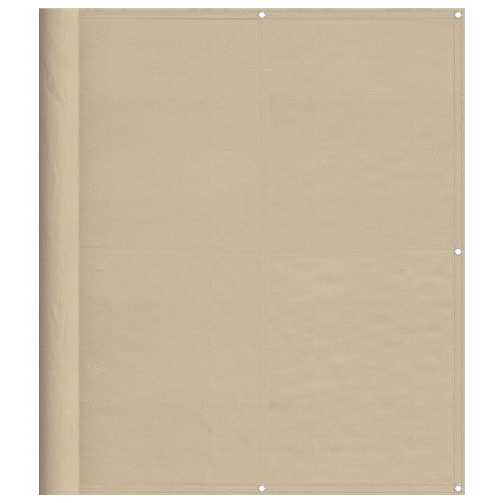 Vidaxl balkonscherm 120x700 cm 100% oxford polyester beige