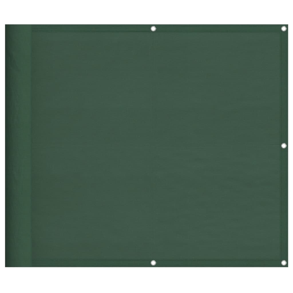 Vidaxl balkonscherm 90x800 cm 100% oxford polyester donkergroen