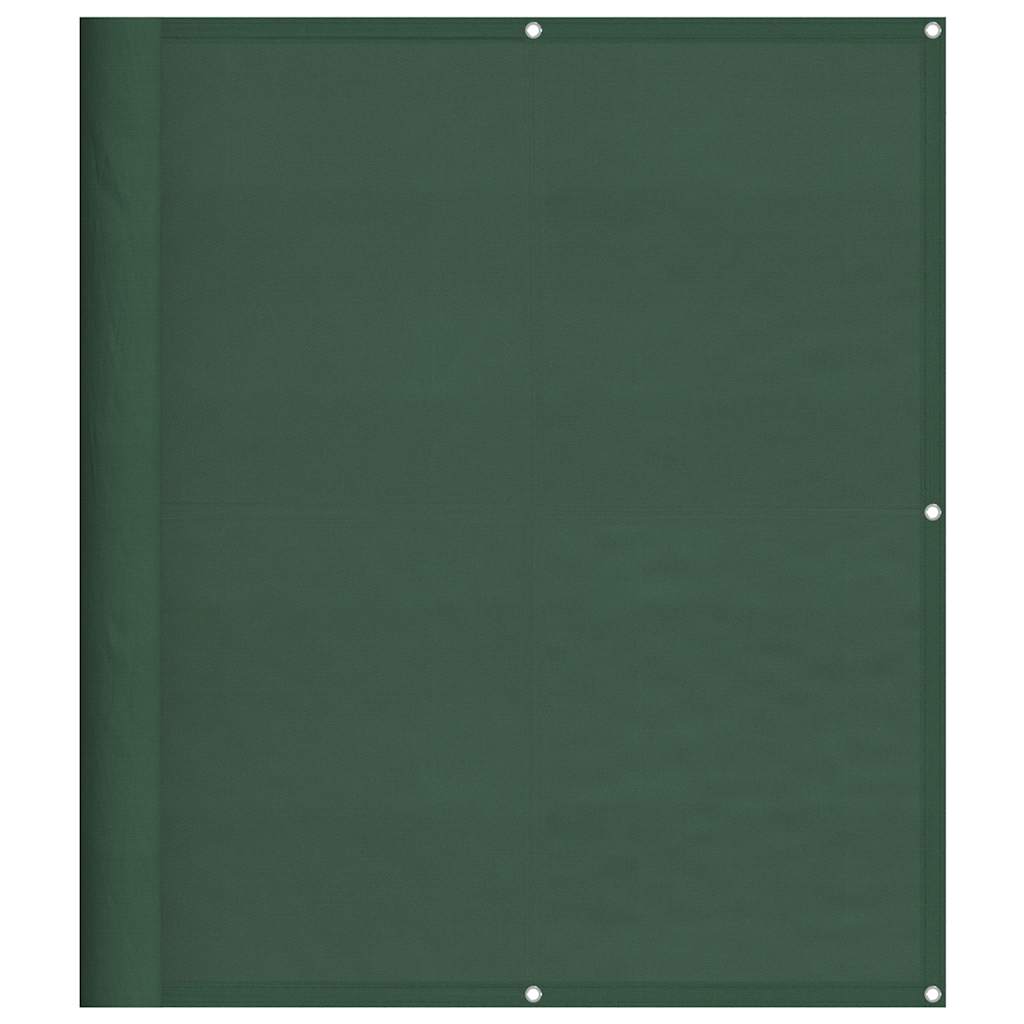 Vidaxl balkonscherm 120x1000 cm 100% oxford polyester donkergroen