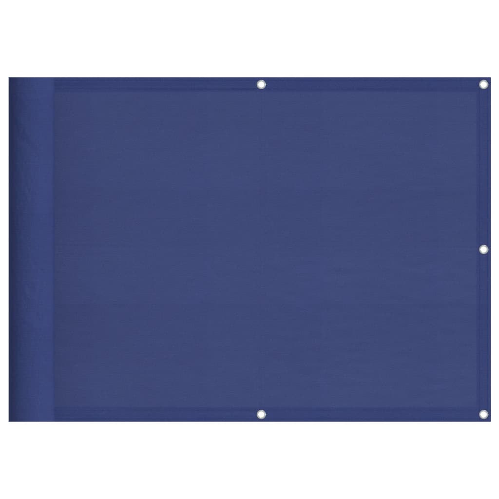 Vidaxl balkonscherm 75x700 cm 100% oxford polyester blauw