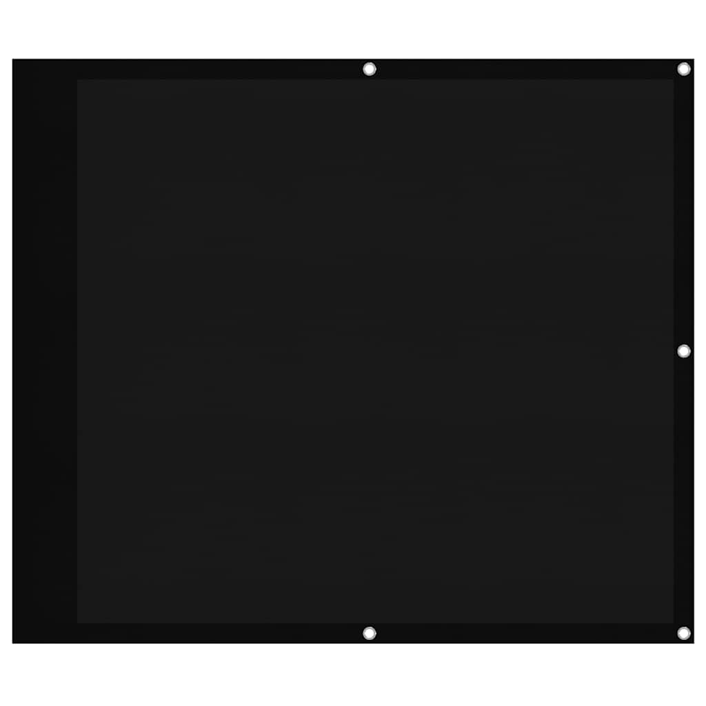 Vidaxl balkonscherm 90x1000 cm 100% oxford polyester zwart