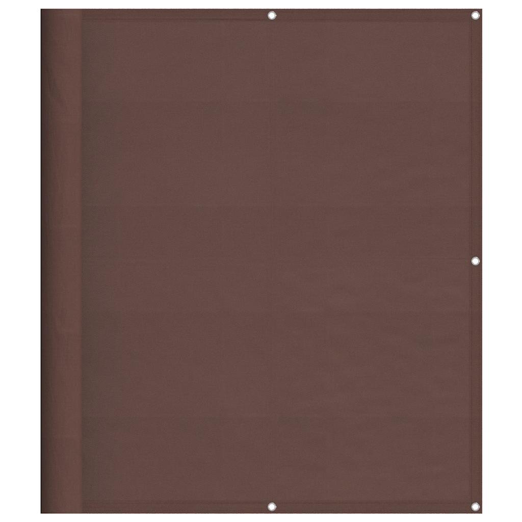 Vidaxl balkonscherm 120x1000 cm 100% oxford polyester bruin