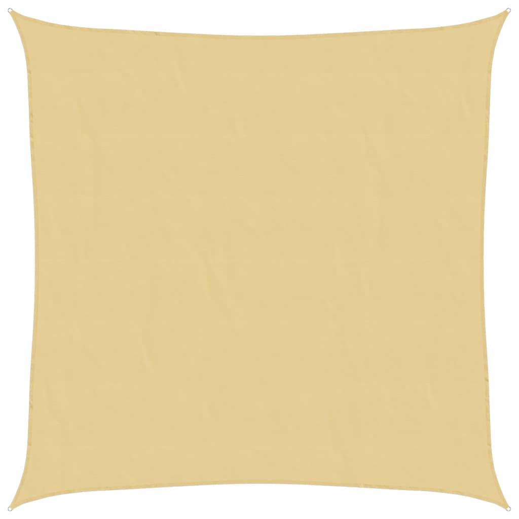 Vidaxl zonnezeil 7x7m 100% polyester oxford zandkleurig