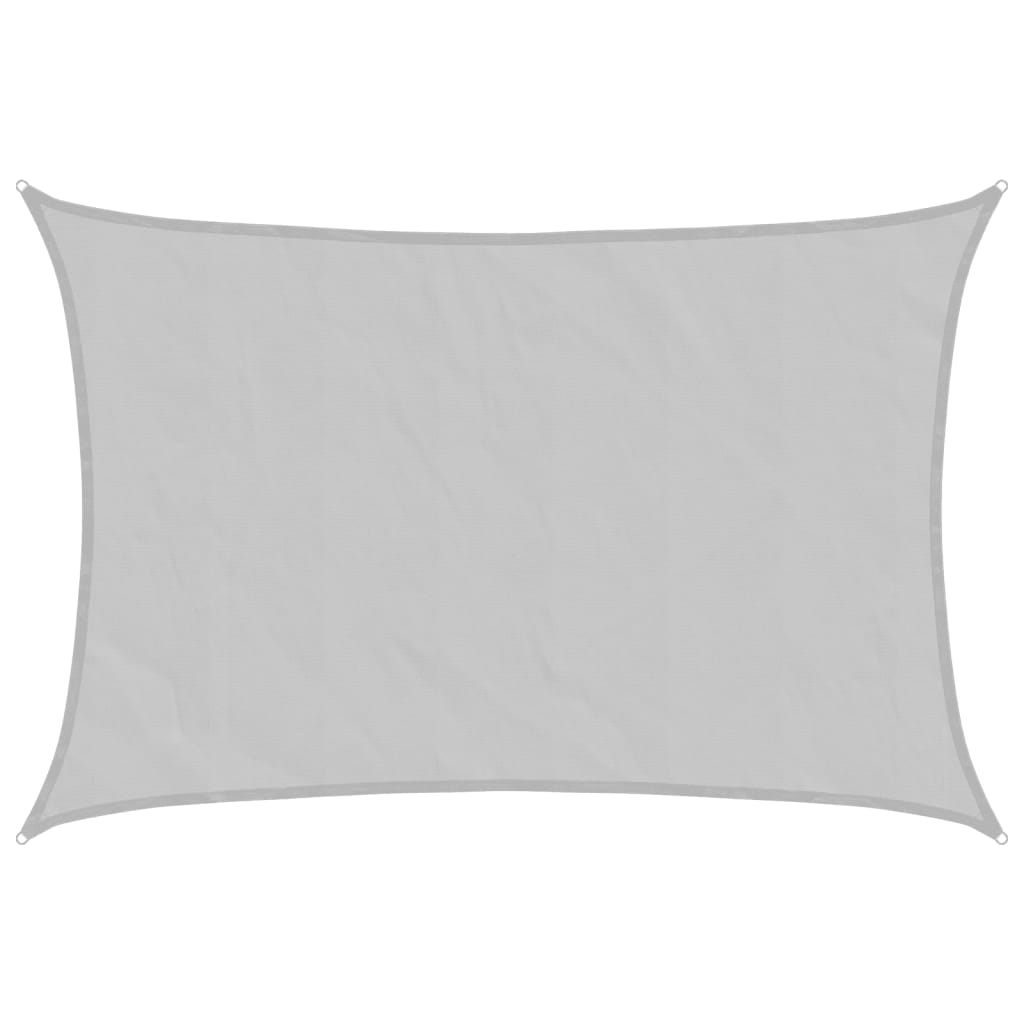 VidaXL Zonnezeil 4x2,5m 100% polyester oxford lichtgrijs