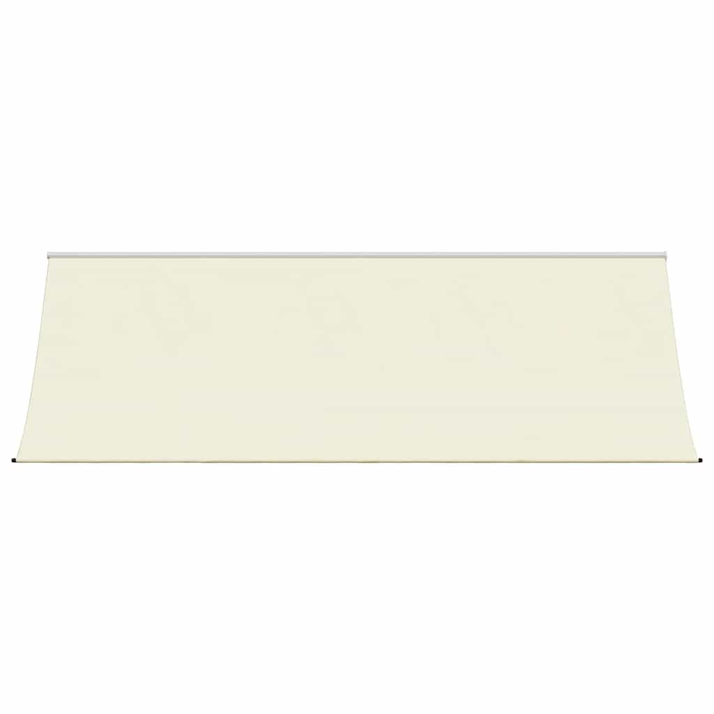 Vidaxl luifel uittrekbaar 350x150 cm stof en staal crèmekleurig