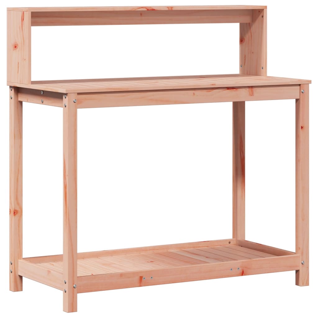 Vidaxl oppottafel met planken 108x50x109,5 cm massief douglashout