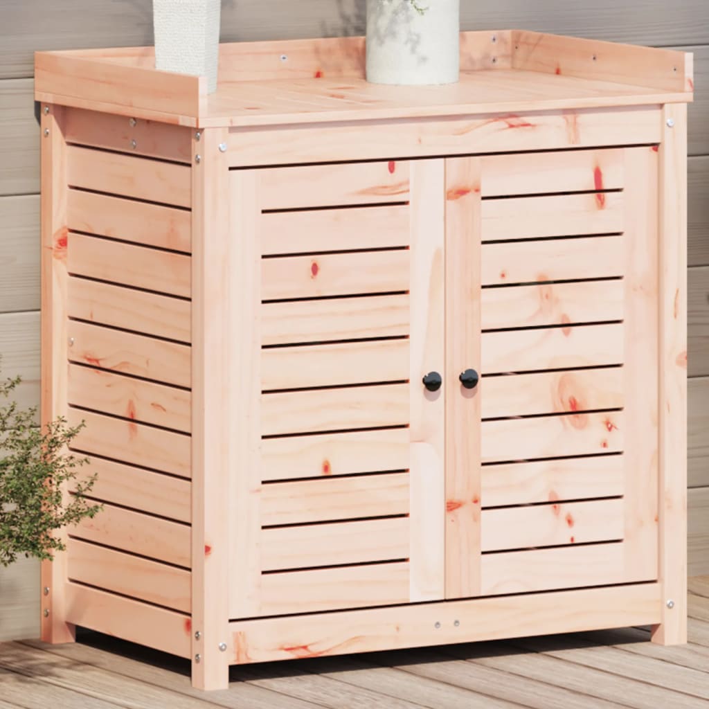 Vidaxl oppottafel met planken 82,5x50x86,5 cm massief douglashout