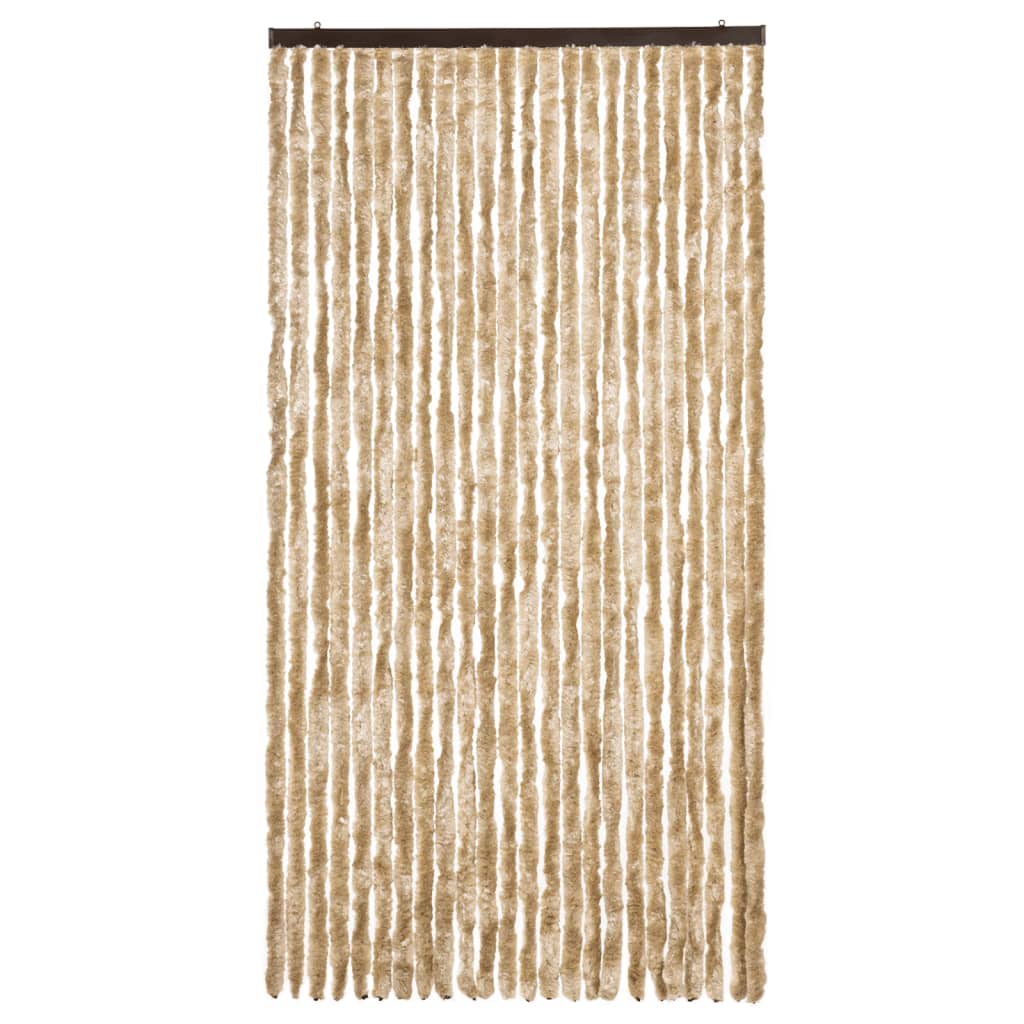 Vidaxl vliegengordijn 100x230 cm chenille beige
