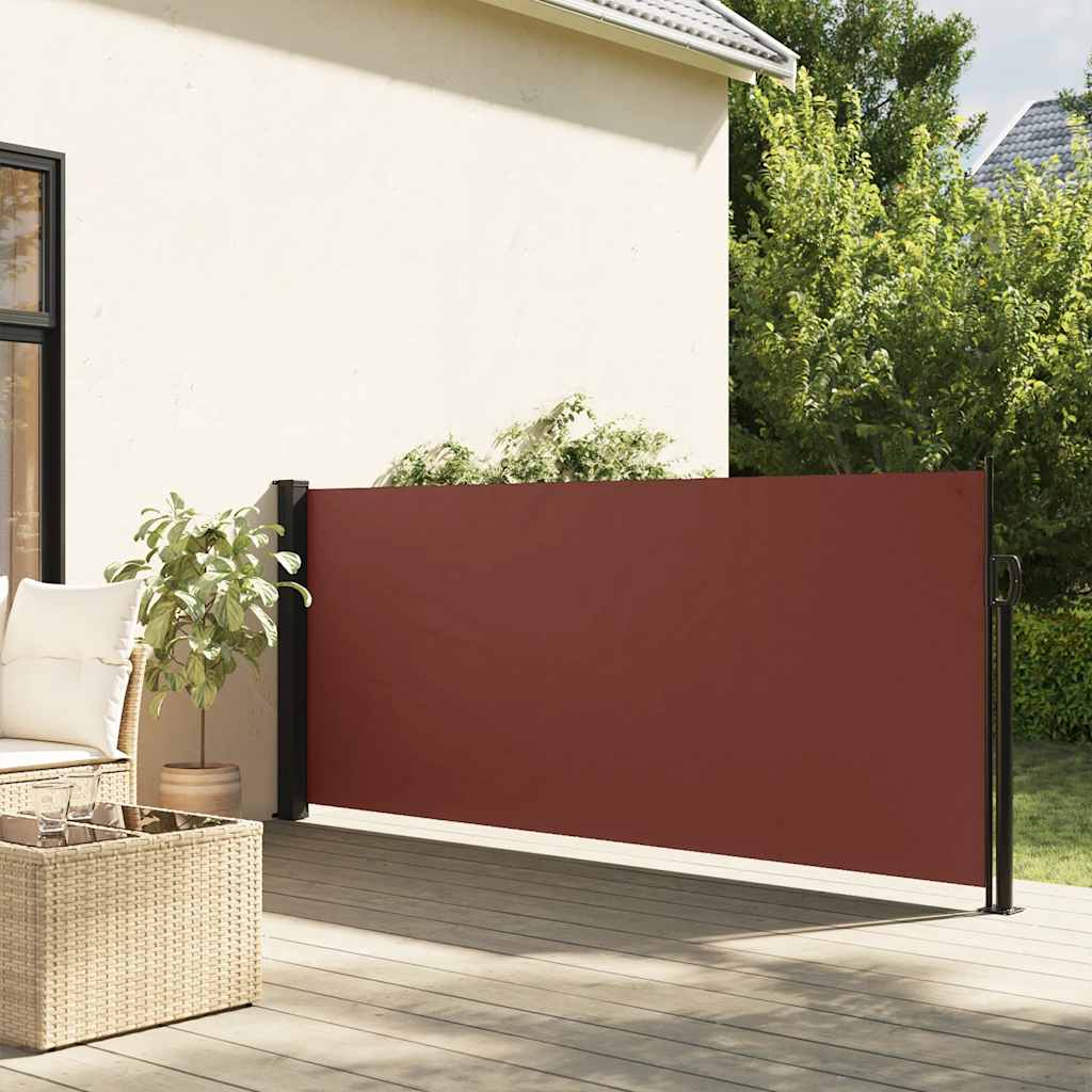Vidaxl windscherm uittrekbaar 100x300 cm bruin