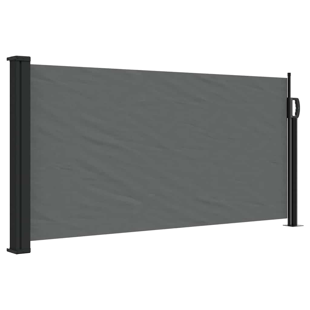 Vidaxl uitschuifbaar zijluifel antraciet 100x500 cm