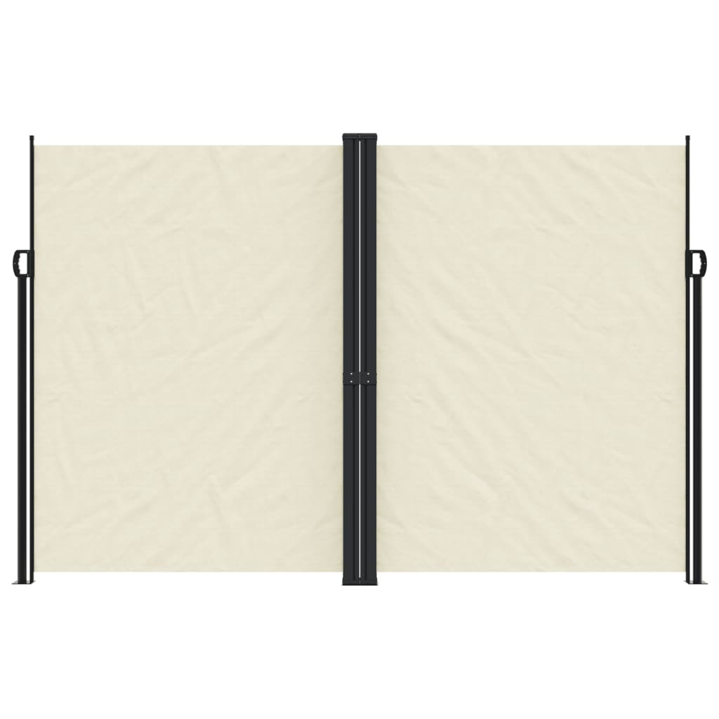 Vidaxl windscherm uittrekbaar 220x600 cm crèmekleurig