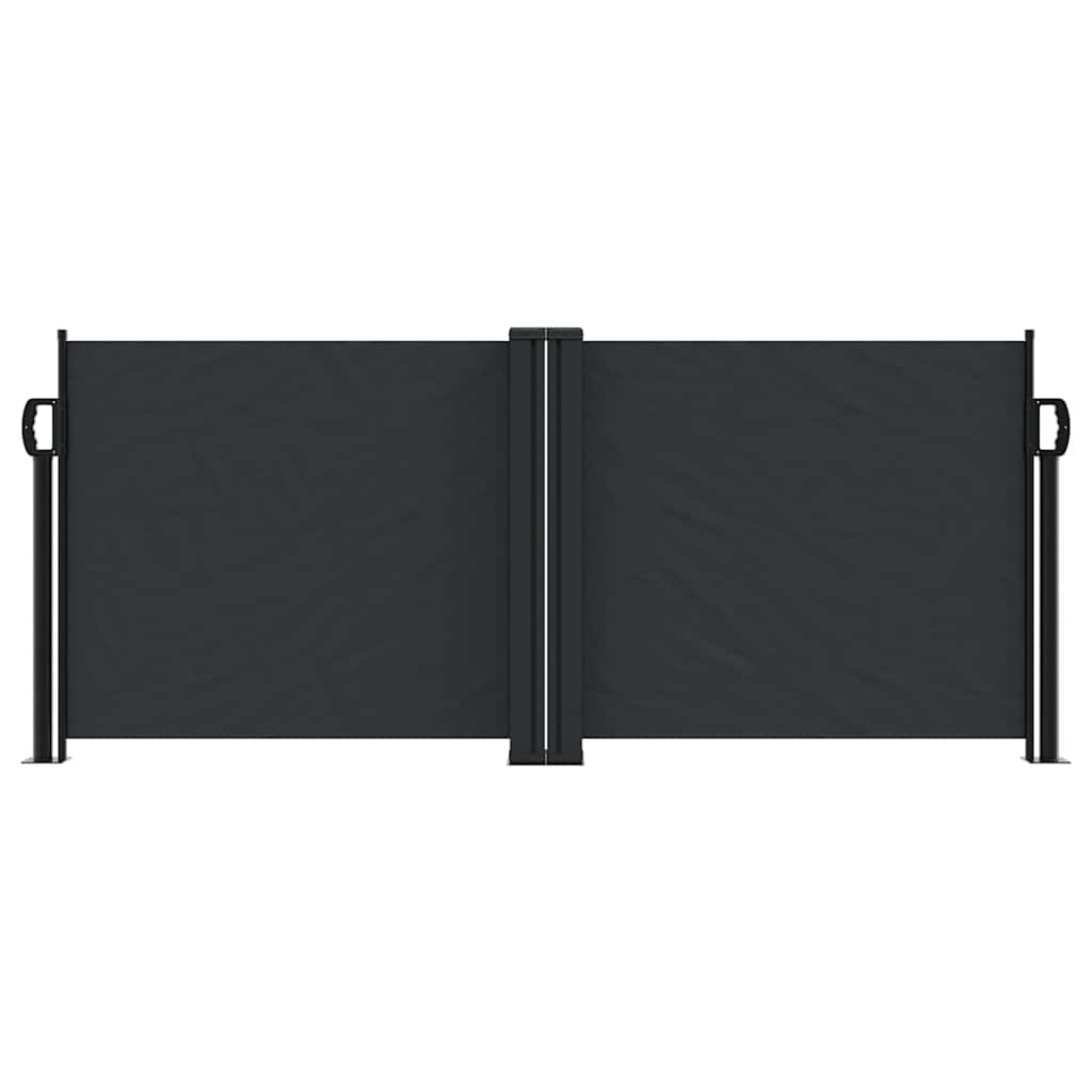 Vidaxl windscherm uittrekbaar 100x1000 cm zwart