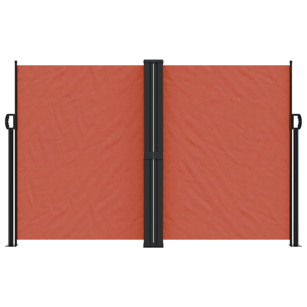 Vidaxl windscherm uittrekbaar 160x1000 cm terracottakleurig
