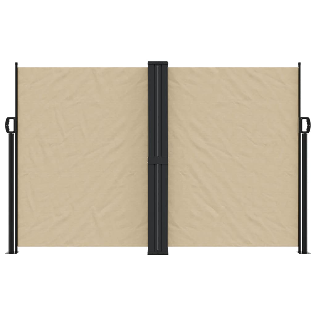 Vidaxl windscherm uittrekbaar 160x1200 cm beige
